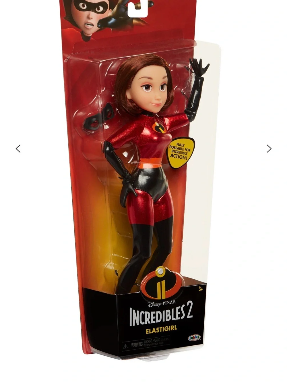 2018 Disney / Pixar The Incredibles 2 Elastigirl Doll Red Super Suit 12”